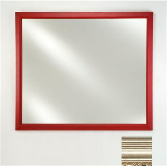 Afina Corporation FM1622PARSV 16 in.x 22 in.Signature Plain Mirror - Parisian Silver