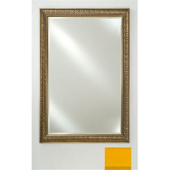Afina Corporation FM2026COLYLB 20 in.x 26 in.Signature Beveled Mirror - Colorgrain Yellow