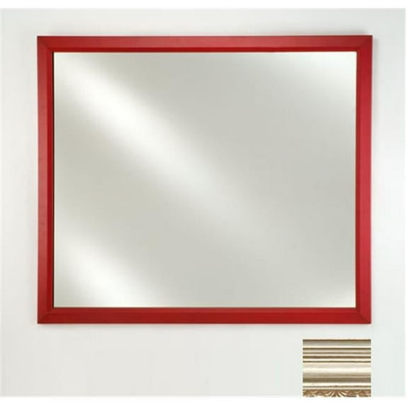 Afina Corporation FM2026PARSV 20 in.x 26 in.Signature Plain Mirror - Parisian Silver