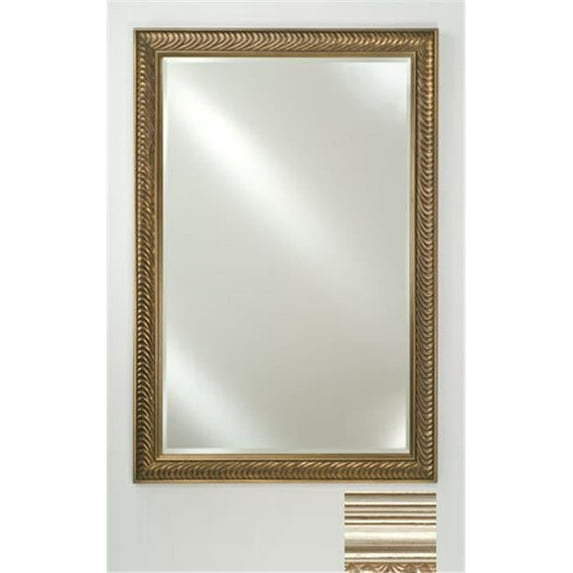 Afina Corporation FM2026PARSVB 20 in.x 26 in.Signature Beveled Mirror - Parisian Silver