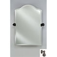 thumbnail image 1 of Afina Corporation RM735OB 24X35 Scallop Top Frameless Mirror with Tilt Brackets - Oil Rubbed Bronze, 1 of 1