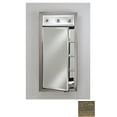 thumbnail image 1 of Afina Corporation SD-LC2434RREGGD 24 in.x 34 in.Recessed Single Door Cabinet with Contemporary Lights - Regal Gold, 1 of 1
