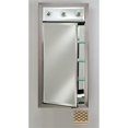 thumbnail image 1 of Afina Corporation SD-LC2440RELGSV 24x40 Contemporary Integral Lighted Single Door - Elegance Silver, 1 of 1