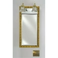thumbnail image 1 of Afina Corporation SD-LT1730RARSGD 17 in.x 30 in.Recessed Single Door Cabinet with Traditional Lights - Aristocrat Gold, 1 of 1