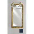 thumbnail image 1 of Afina Corporation SD-LT1730RCOLBL 17 in.x 30 in.Recessed Single Door Cabinet with Traditional Lights - Colorgrain Blue, 1 of 1