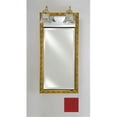 thumbnail image 1 of Afina Corporation SD-LT1730RCOLRD 17 in.x 30 in.Recessed Single Door Cabinet with Traditional Lights - Colorgrain Red, 1 of 1