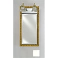 thumbnail image 1 of Afina Corporation SD-LT1734RCOLWT 17 in.x 34 in.Recessed Single Door Cabinet with Traditional Lights - Colorgrain White, 1 of 1