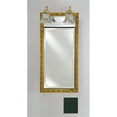 thumbnail image 1 of Afina Corporation SD-LT2030RCOLGN 20 in.x 30 in.Recessed Single Door Cabinet with Traditional Lights - Colorgrain Green, 1 of 1
