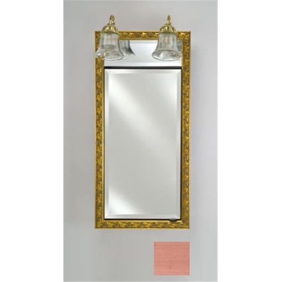 Afina Corporation SD-LT2030RSOHBZ 20 in.x 30 in.Recessed Single Door Cabinet with Traditional Lights - Soho Bronze
