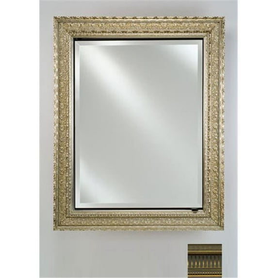 Afina Corporation SD2026RROMGD 20 in.x 26 in.Recessed Single Door Cabinet - Roman Gold