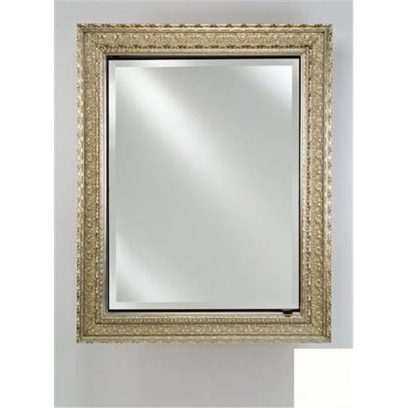 Afina Corporation SD2430RCOLWT 24 in.x 30 in.Recessed Single Door Cabinet - Colorgrain White