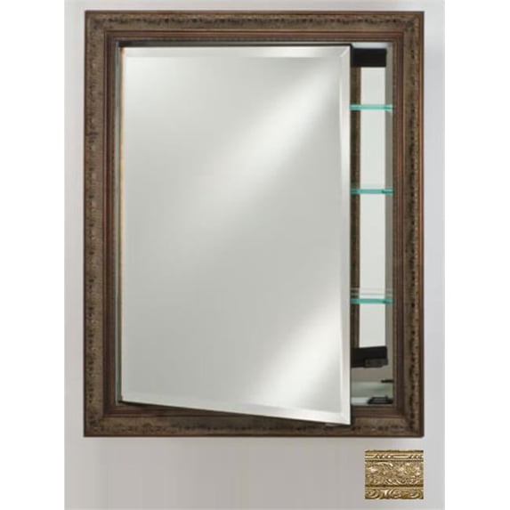 Afina Corporation SD2436RREGSV 24 in.x 36 in.Recessed Single Door Cabinet - Regal Silver