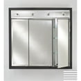 thumbnail image 1 of Afina Corporation TD-LC3434RSOHFC 34 in.x 34 in.Recessed Triple Door Cabinet with Contemporary Lights - Soho Fluted Chrome, 1 of 1