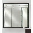 thumbnail image 1 of Afina Corporation TD-LC3434RTRIES 34 in.x 34 in.Recessed Triple Door Cabinet with Contemporary Lights - Tribeca Espresso, 1 of 1