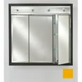 thumbnail image 1 of Afina Corporation TD-LC4434RCOLYL 44 in.x 34 in.Recessed Triple Door Cabinet with Contemporary Lights - Colorgrain Yellow, 1 of 1