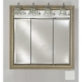 thumbnail image 1 of Afina Corporation TD-LT4434RCOLWT 44 in.x 34 in.Recessed Triple Door Cabinet with Traditional Lights - Colorgrain White, 1 of 1