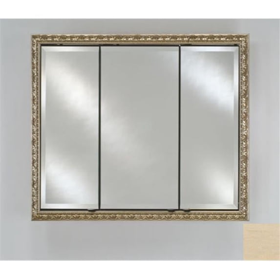 Afina Corporation TD4430RARLPK 44 in.x 30 in.Recessed Triple Door Cabinet - Arlington Pickled
