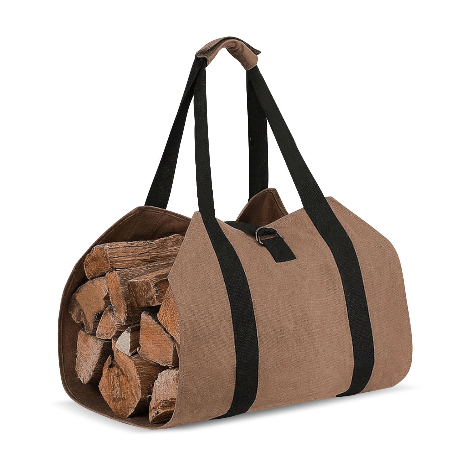 Timber Tote AfitLulu Firewood Rack Outdoor, Foldable Camping Tote with 20kg ...
