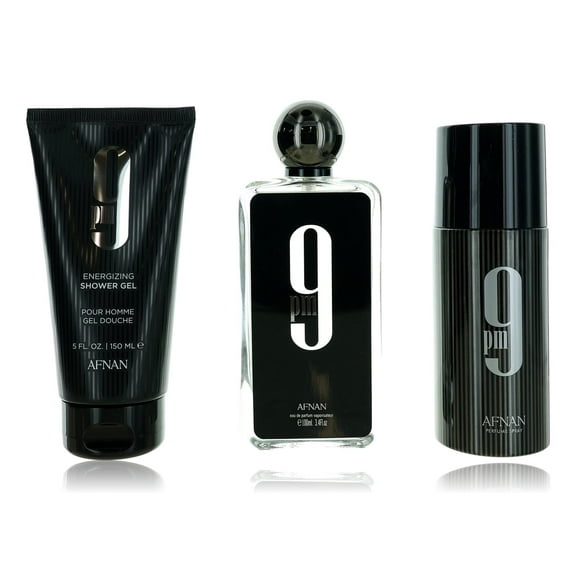9 PM by Afnan, 3 Piece Gift Set for Men