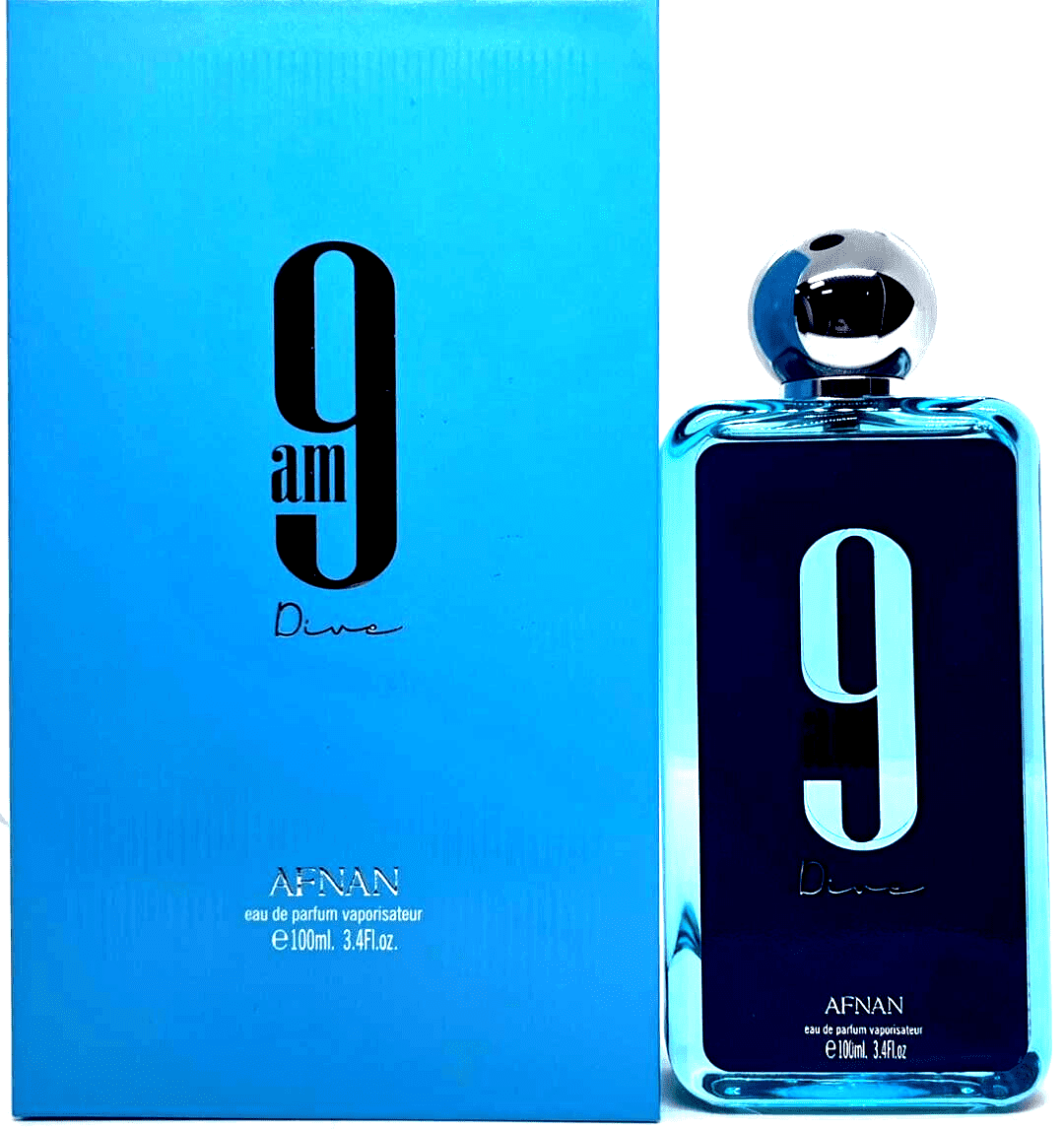 Afnan 9am Dive Eau De Parfum Spray (Unisex) By Afnan - 3.4 oz Afnan 9am Dive Eau De Parfum Spray (Unisex) By Afnan - 3.4 oz