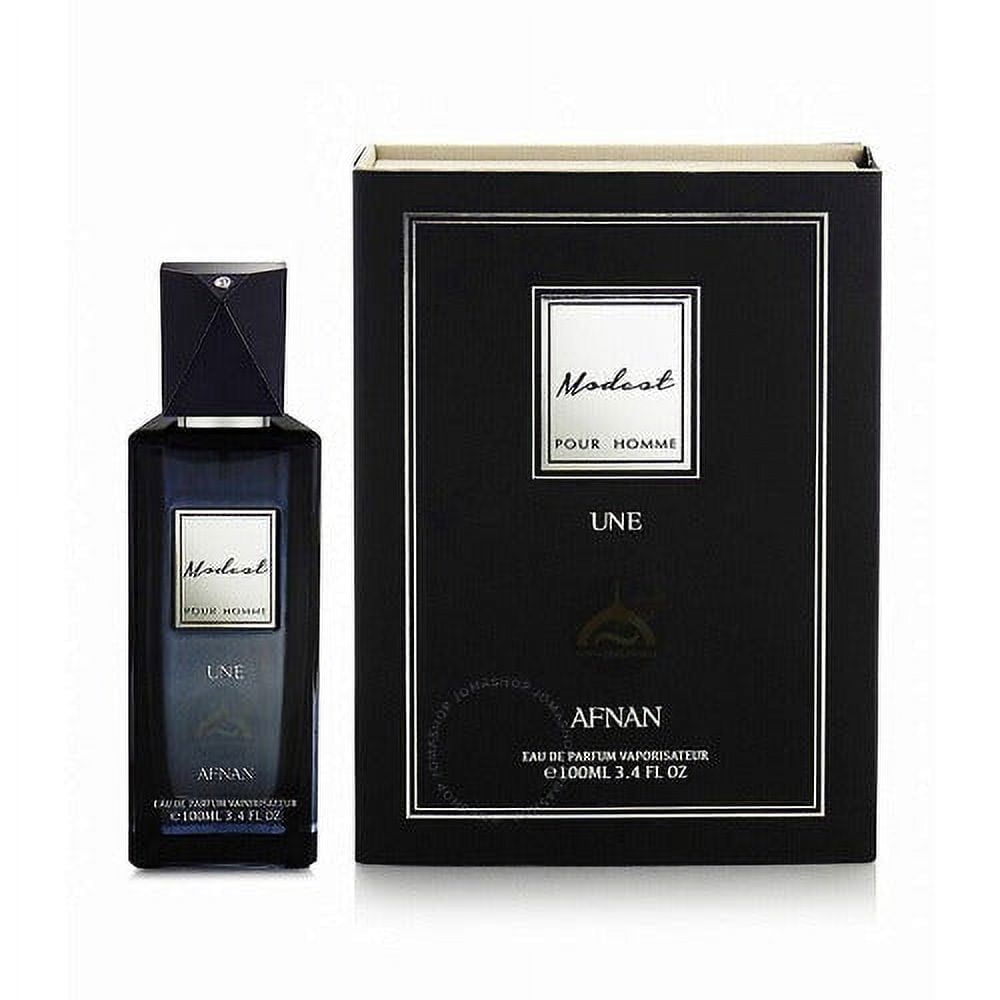 Afnan Modest Eau De Parfum for Men, 3.4 oz - Premium Fragrance Cologne, Long-Lasting Scent