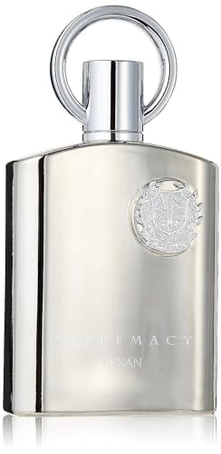 Afnan Supremacy Silver Pour Homme for Men Eau de Parfum Spray, 3.4