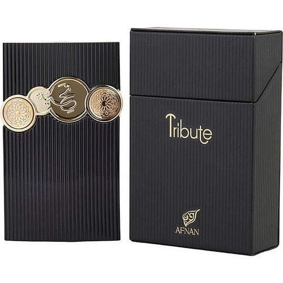 AFNAN TRIBUTE BLACK by Afnan Perfumes EAU DE PARFUM SPRAY 3.4 OZ
