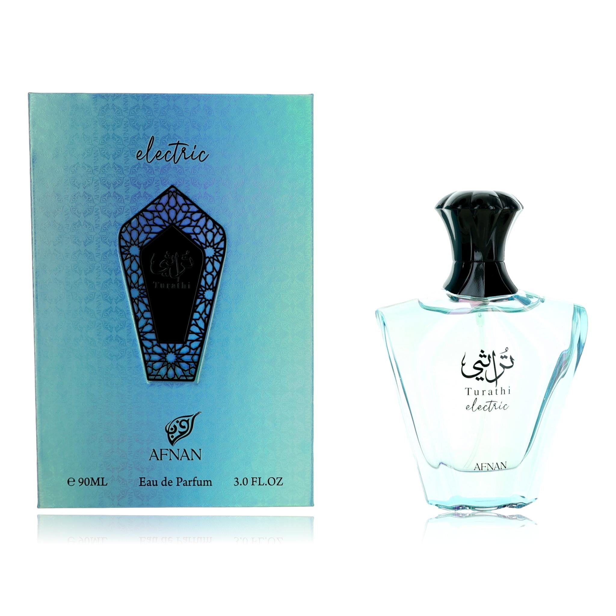 香水(男性用) Afnan Turathi Electric Electric Turathi by Afnan, 3 oz EDP Spray for Unisex