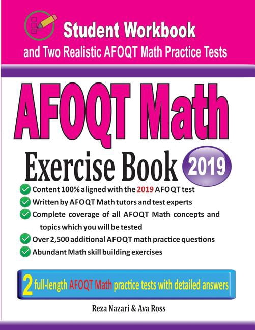 AFOQT Math Exercise Book: Student Workbook and Two Realistic AFOQT Math ...