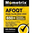thumbnail image 1 of Afoqt Study Guide 2022-2023 - Air Force Officer Qualifying Test Prep Secrets, 2 Full-Length Practice Exams, Step-By-Step, (Paperback), 1 of 2