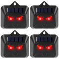 thumbnail image 1 of Afoxsos 4-Pcs Solar Predator Control Light, Animal Repeller for Outdoor with 4 Red LED Light, 1 of 12