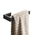 thumbnail image 1 of Afoxsos Modern 8.26 in. Wall Mounted Towel Bar, Angle Simple Stainless Steel in Black Open Arm Kitchen Towel Bar Hand Towel Rack, 1 of 7