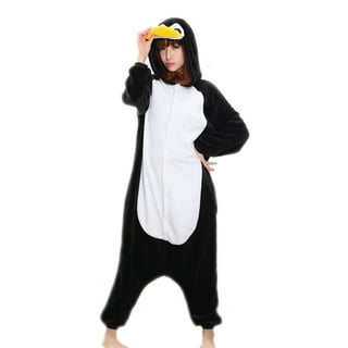 Anime girl in online penguin onesie