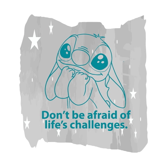 Don't Be Afraid Of Life's Challenges Cute Koala Kids Room Inspirational Quote Design Wall Art Sticker Designs Vinyl Stickers For Home House Walls Rooms Windows Bedroom Decoration Size (12x12 inch)