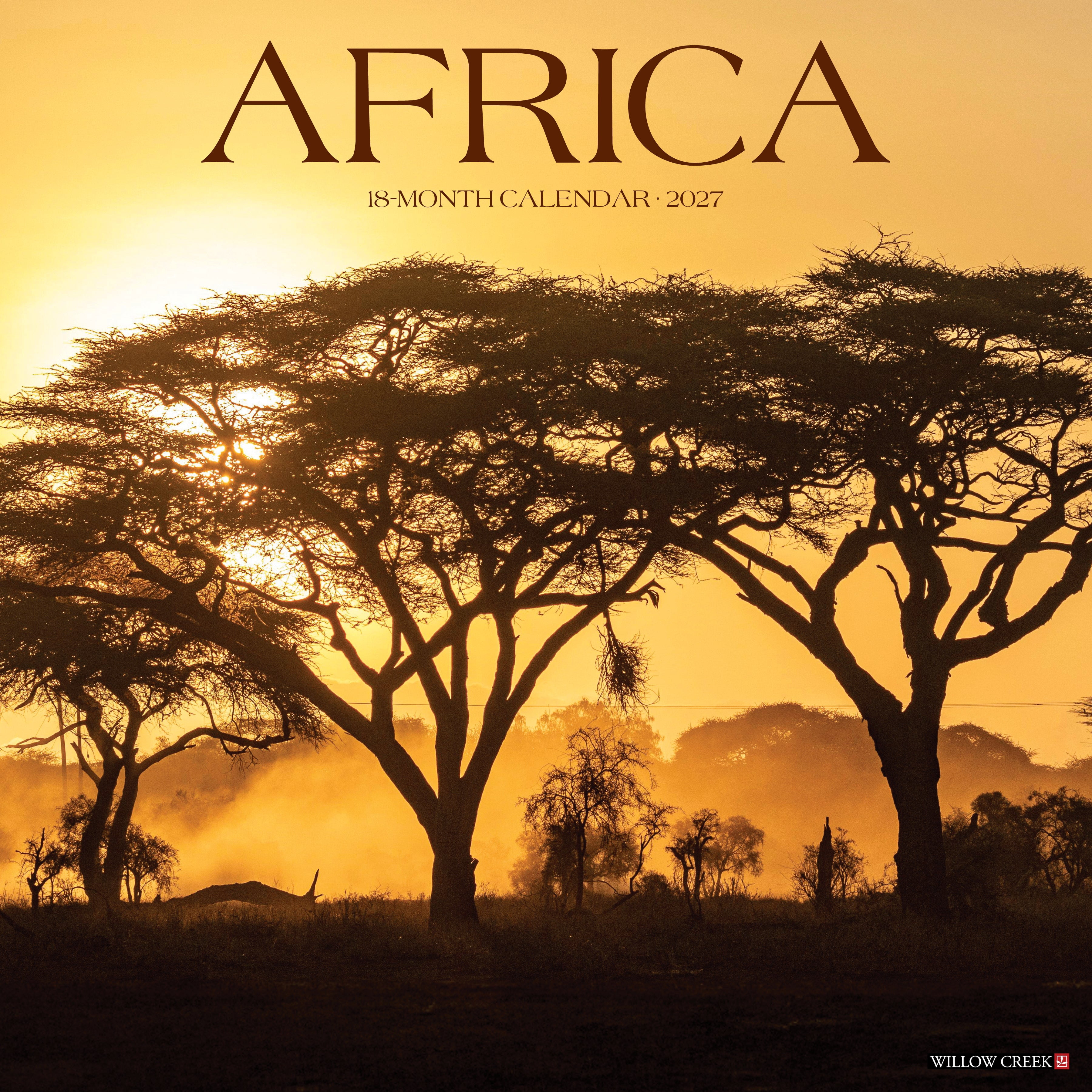 Willow Creek Press, Africa 2027 Wall Calendar