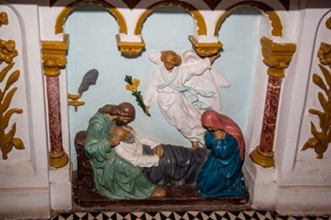 Africa Angola Luanda Church of Our Lady of the Remedies Canvas Art - Alida Latham DanitaDelimont (19 x 12)