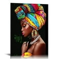 thumbnail image 1 of Africa Art Wall Decor, African Women Wall Art , Black Women Art Wall Decor, African Women Art Wall Decor, Wall Art, Black Women Painting Canvas, Wall Art, 1 of 5