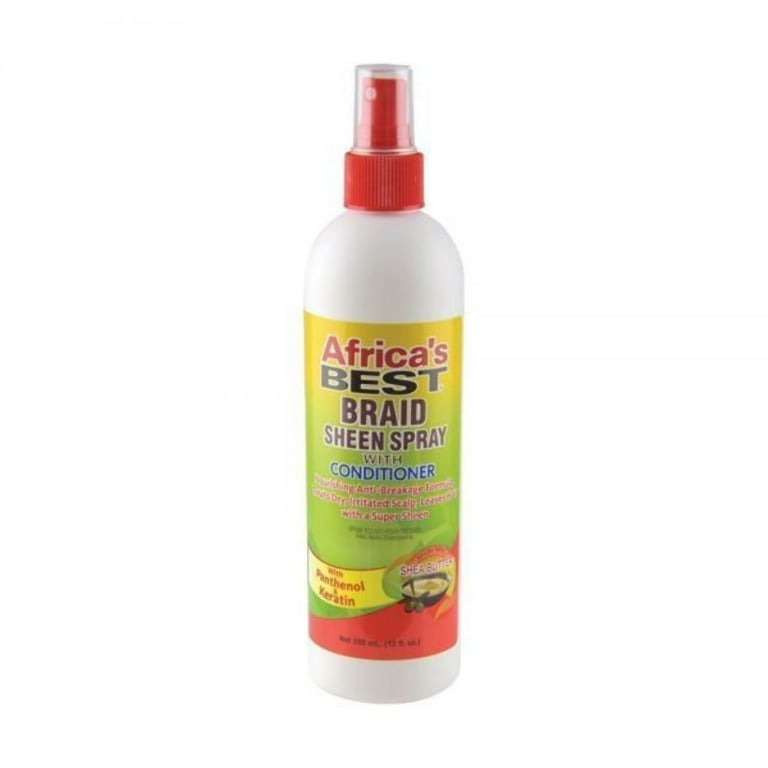 AFRICA'S BEST Braid Sheen Spray with Conditioner (12oz)