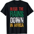 thumbnail image 1 of Africa Bless The Rains Down In Africa Farmer Farm Vintage T-Shirt, 1 of 3