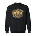 thumbnail image 1 of Africa Brown Lettered Quote Sweatshirt Men -Image by Shutterstock, Male Medium, 1 of 4