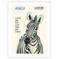 thumbnail image 1 of Africa - Come and See Our Stars and Stripes - Zebra - South African Airways - Vintage Airline Travel Poster - Bamboo Fine Art 290gsm Paper (Unframed) 17x22in, 1 of 4