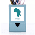 thumbnail image 1 of Africa Continent Outline Outline Map Desk Supplies Organizer Pen Holder Card, 1 of 3