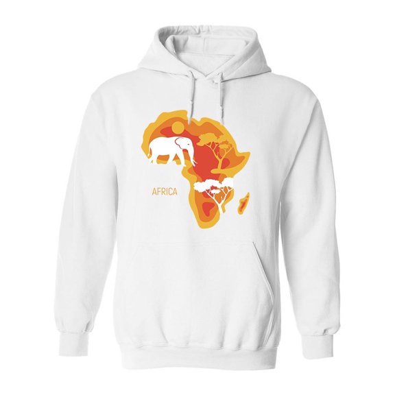 Africa Eco-friendly Design Hoodie Men -Image by Shutterstock, Male Large