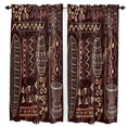 thumbnail image 1 of Africa Emblem Ethnic Curtains For Living Room Bedroom Window Treatment Home ration Drapes Kitchen Curtain, 1 of 5