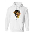 thumbnail image 1 of Africa In Smeared Ink Sketch Hoodie Women -Image by Shutterstock, Female Medium, 1 of 4