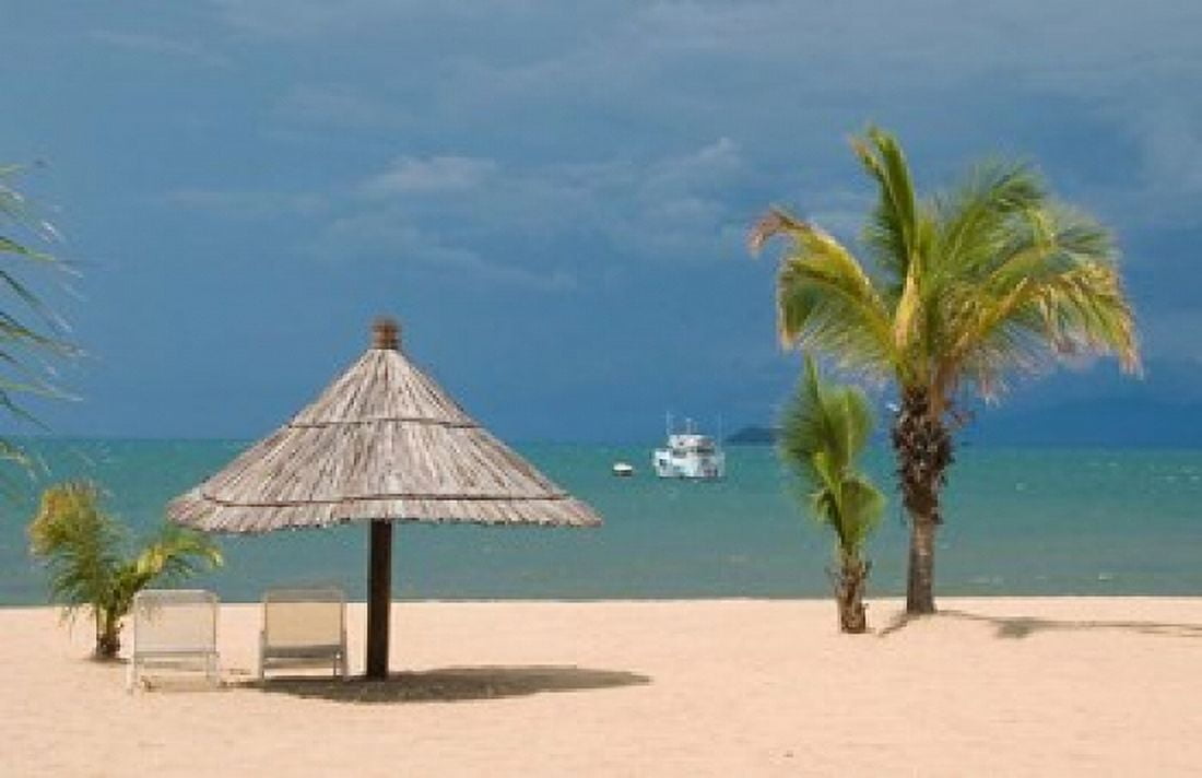 Africa Malawi Mangochi Lake Malawi Resort Makakola Canvas Art - Roy Schwarz DanitaDelimont (34 x 22)