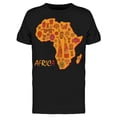 thumbnail image 1 of Africa Map Ancient Symbols Tee Men's -Image by Shutterstock, 1 of 4