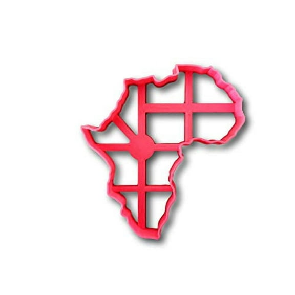 Africa Map Cookie Cutter- Fast Shipping - Sharp Edges - Exceptional Quality