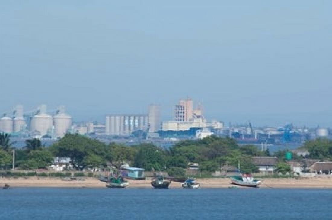 Africa Mozambique Maputo port area boats Canvas Art - Cindy Miller Hopkins DanitaDelimont (36 x 24)
