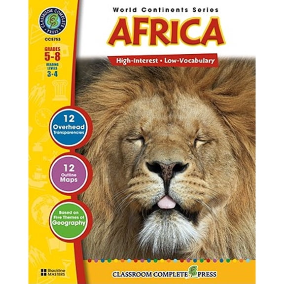 Pre-Owned Africa Gr. 5-8 - Classroom Complete Press (World Continents Series), 9781553193111, 1553193113, Paperback, First Edition edition